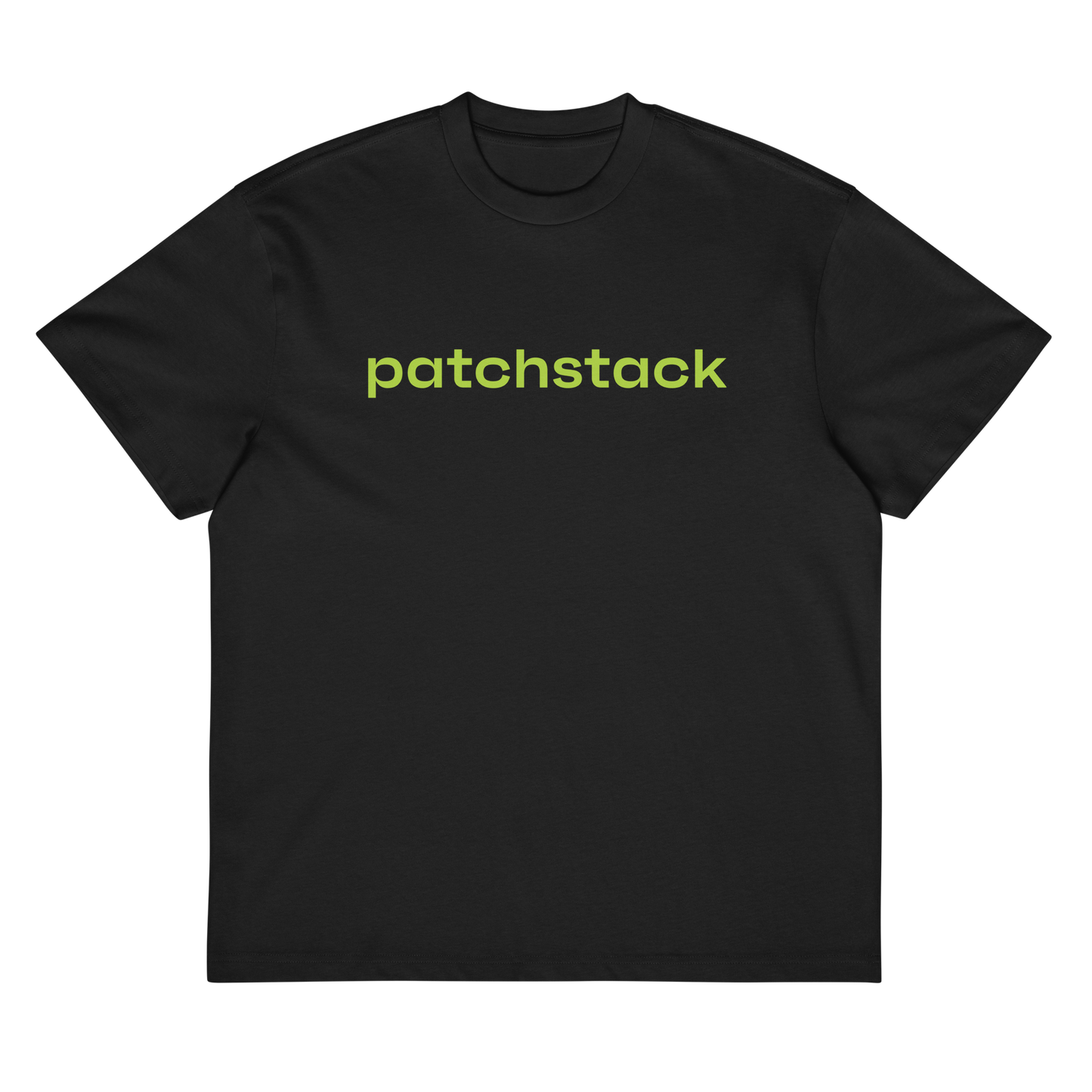 Black/White Huge Ass Logo Tee (Front)