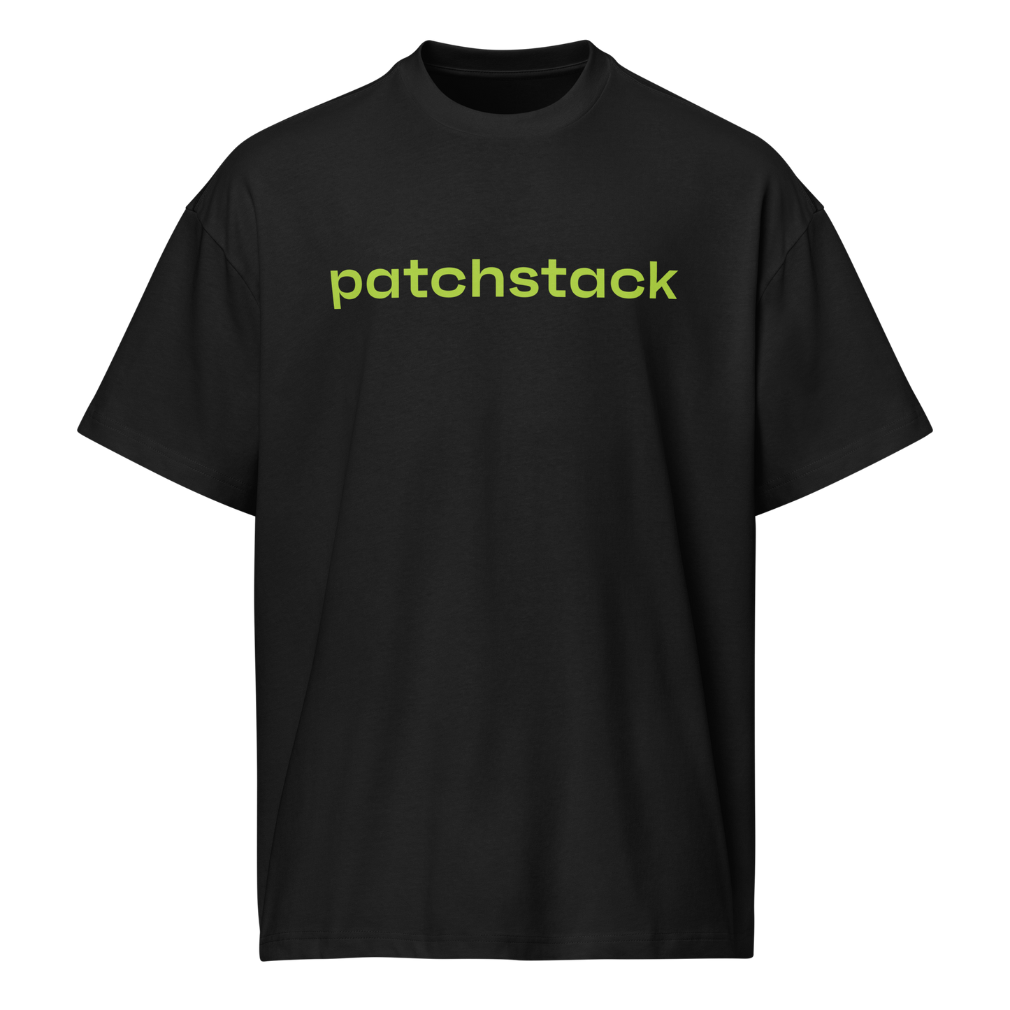 Black/White Huge Ass Logo Tee (Front)
