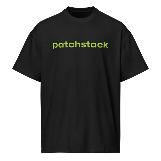 Black/White Huge Ass Logo Tee (Front)