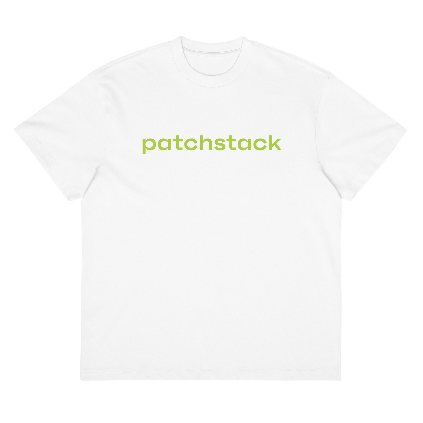 Black/White Huge Ass Logo Tee (Front)