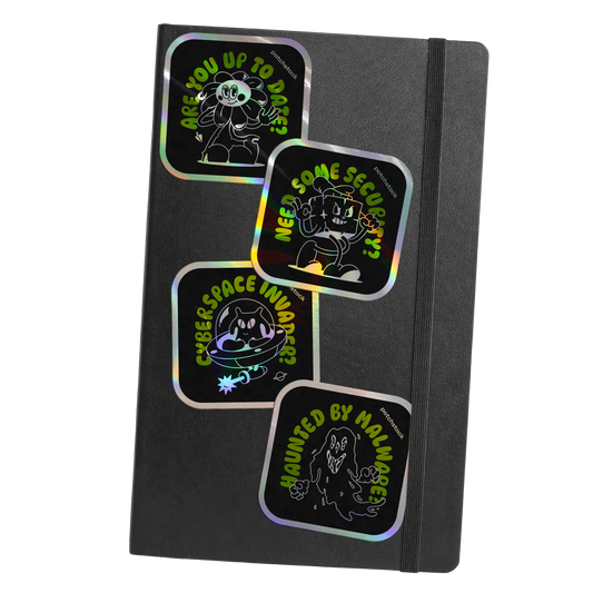 Illustrated Holo Stickers